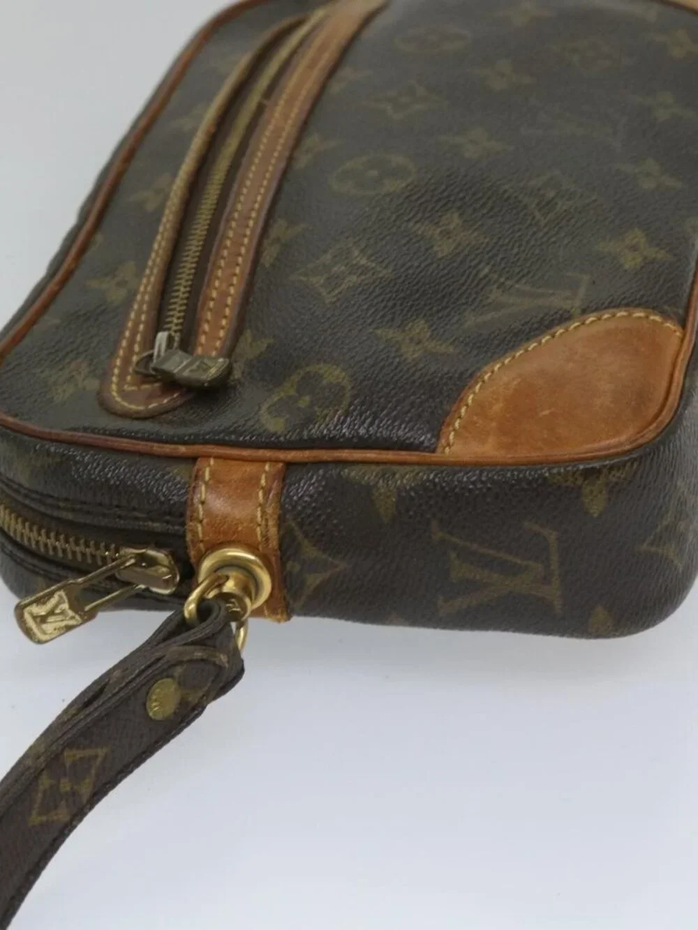 LOUIS VUITTON Monogram Marly Dragonne GM Clutch Bag M51825 LV Auth am5083